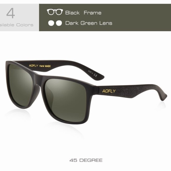 AOFLY Square Authentic Men's Sunglasses - Picture 1 of 5